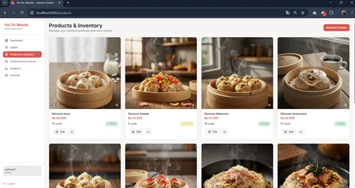 Products and inventory management